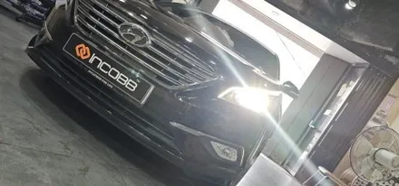 LF쏘나타 반사판 교체 수리 좌우 25만원 변환빔 광도 미달 부족 문제 해결 / 부산,김해