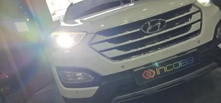 싼타페DM 반사판 교체 양쪽 17만 공임포함 광도 미달 자동차 검사 불합격 3000CD 조도부족 / 부산,김해