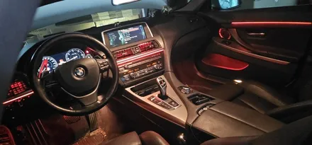 부산 엠비언트 라이트 BMW 6시리즈 무드램프 조명 시공 후기 / 부산,김해