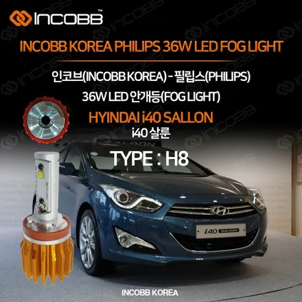 i40 살룬 LED 실내등 DIY, 인코브몰 간편 구매! 엠블럼, 안개등 추천! / 부산,김해