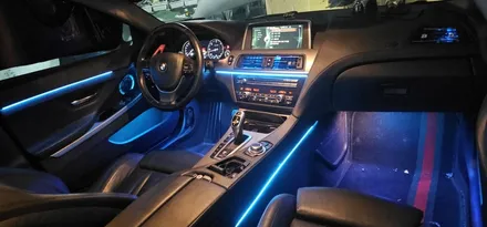 부산 엠비언트 라이트 BMW 6시리즈 무드램프 조명 시공 후기 / 부산,김해