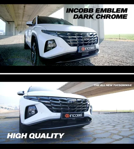 디 올 뉴 투싼(NX4) 엠블럼 교체 추천~! 남다른 고급짐 ☆인코브 EMBLEM, 필립스 LED 실내등, 도어스커프 강추! / 부산,김해