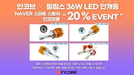 K5 SM5 SM6 싼타페DM 필립스 36W LED 안개등 / 부산,김해