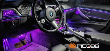 BMW F30 3시리즈 엠비언트 라이트 인코브 제품 시공 / 부산,김해