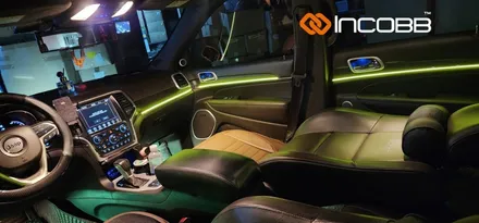 그랜드 체로키 엠비언트 라이트 비노출 순정형 실내 무드등 튜닝작업 / 부산,김해