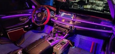 BMW 5시리즈 부산엠비언트 라이트 인코브 시공 편 / 부산,김해
