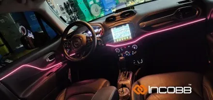 지프 레니게이드 엠비언트 부산 인코브 비노출 대시보드 도어 시공 후기 / 부산,김해