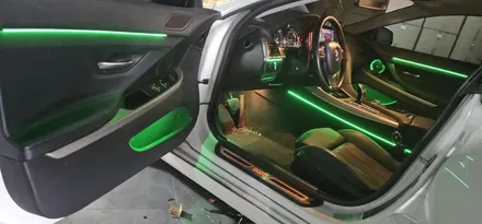 부산 엠비언트 라이트 BMW 6시리즈 무드램프 조명 시공 후기 / 부산,김해