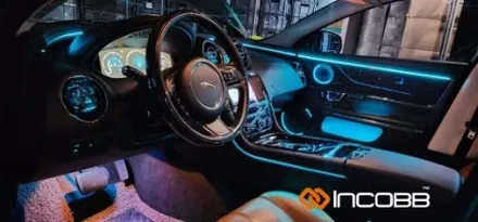 재규어 XJ 인코브 엠비언트 라이트 시공 부산 인코브 본사 전문 작업 / 부산,김해