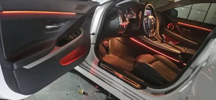 부산 엠비언트 라이트 BMW 6시리즈 무드램프 조명 시공 후기 / 부산,김해