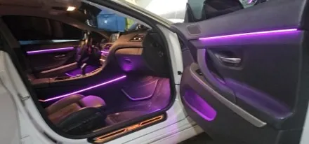 부산 엠비언트 라이트 BMW 6시리즈 무드램프 조명 시공 후기 / 부산,김해