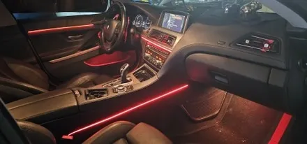 부산 엠비언트 라이트 BMW 6시리즈 무드램프 조명 시공 후기 / 부산,김해