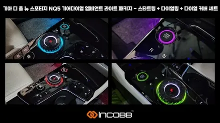 KA4 카니발 엠비언트 라이트 시공 부산 인코브 본사 전문 시공 / 부산,김해