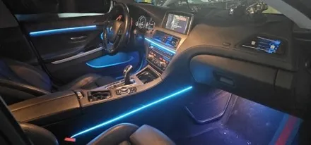 부산 엠비언트 라이트 BMW 6시리즈 무드램프 조명 시공 후기 / 부산,김해