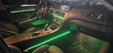 부산 엠비언트 라이트 BMW 6시리즈 무드램프 조명 시공 후기 / 부산,김해