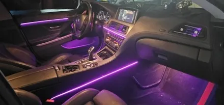 부산 엠비언트 라이트 BMW 6시리즈 무드램프 조명 시공 후기 / 부산,김해