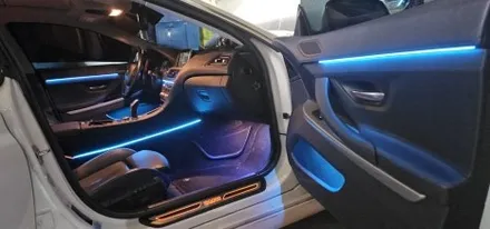 부산 엠비언트 라이트 BMW 6시리즈 무드램프 조명 시공 후기 / 부산,김해