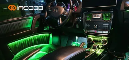 벤츠 지바겐 G바겐 G63 AMG 엠비언트 라이트 인코브 부산에서 작업 했어요 / 부산,김해