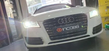 부산 수입차 아우디 A7 HID D3S 벌브 전구 광량업 심봉사 눈뜨다 / 부산,김해