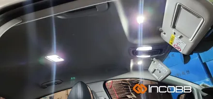 아반떼 cn7 LED실내등 교체 후 신세계! 신차느낌나는 인코브 필립스 LED 실내등 / 부산,김해