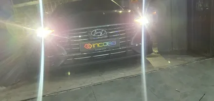부산 LED 전조등 쏘나타 DN8 할로겐 램프 전구 교체 시공편 / 부산,김해