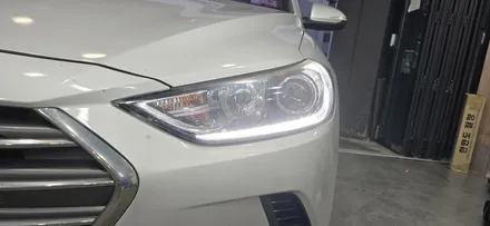 부산 아반떼AD 수리 헤드라이트 DRL 데이라이트 점등 불량 수리 가능합니다 / 부산,김해