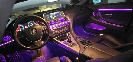 부산 엠비언트 라이트 BMW 6시리즈 무드램프 조명 시공 후기 / 부산,김해