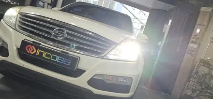 렉스턴W 반사판 교체 수리 양쪽 25만 3000cd 광도 미달 부족 / 부산,김해