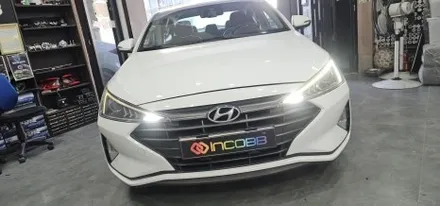 더 뉴 아반떼AD 데이라이트 DRL 주간주행등 황변 불량 수리 인코브 본사 / 부산,김해