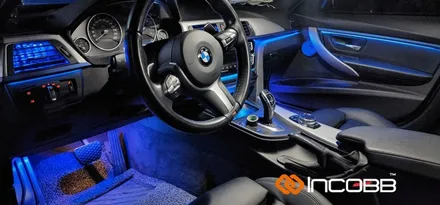 BMW F30 3시리즈 엠비언트 라이트 인코브 제품 시공 / 부산,김해