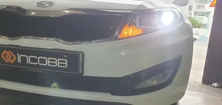 부산 k5 HID 벌브 D1S 교체 광량업 하고  반사판 수리 까지  마무리 / 부산,김해