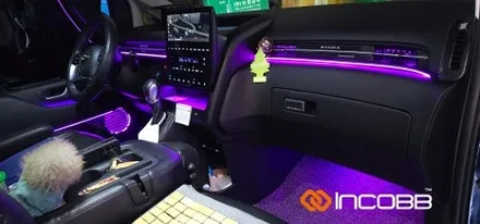 부산 인코브 스타리아 엠비언트 라이트 실내 조명 업그레이드 엠비언트 라이트 설치 / 부산,김해