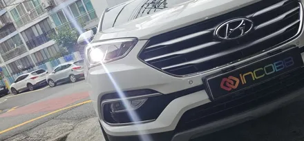 싼타페 더 프라임 반사판 교체 수리 변환빔 광도 미달 부족 자동차 검사 불합격 문제 해결 / 부산,김해