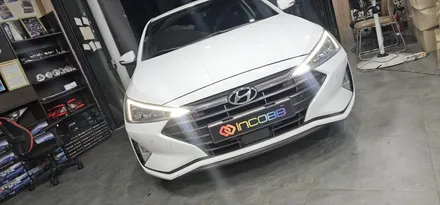더 뉴 아반떼AD 데이라이트 수리 황변 점등 불량 문제 해결 방법 / 부산,김해