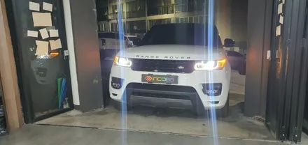 랜드로버 레인지로버 스포츠 HID 벌브 D3S 교체 광량업 / 부산,김해