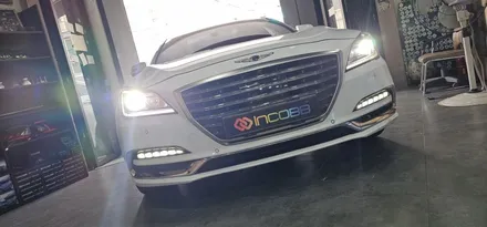 G80 제네시스 DH HID 벌브 전구 교체 교환 광량업그레이드 / 부산,김해