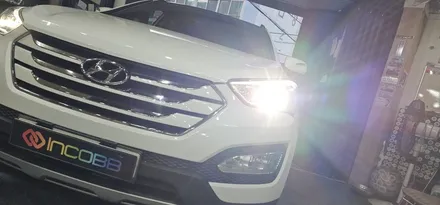 공임 포함 양쪽 14만원 HID 전구 교체 LED 전조등 광량 업그레이드 싼타페 DM 야간 시야 개선 반사판 교체까지 한 번에 인코브 본사 / 부산,김해