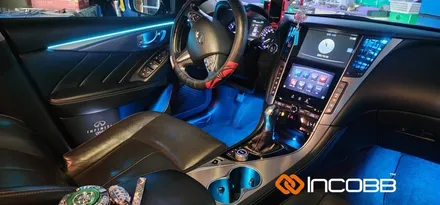 부산 인피니티 Q50 엠비언트 라이트 실내무드등 감성 인테리어 튜닝 인코브 / 부산,김해