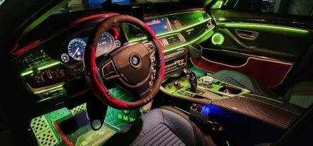 BMW 5시리즈 부산엠비언트 라이트 인코브 시공 편 / 부산,김해