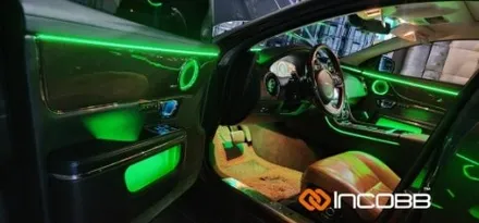 재규어 XJ 인코브 엠비언트 라이트 시공 부산 인코브 본사 전문 작업 / 부산,김해