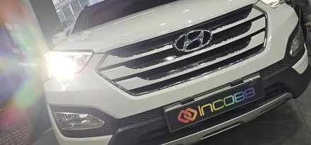 공임 포함 양쪽 14만원 HID 전구 교체 LED 전조등 광량 업그레이드 싼타페 DM 야간 시야 개선 반사판 교체까지 한 번에 인코브 본사 / 부산,김해