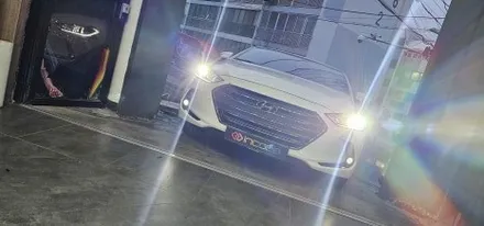 부산 아반떼AD 헤드라이트 LED 데이라이트 고장 불량 수리 인코브에서 해결 했어요 / 부산,김해