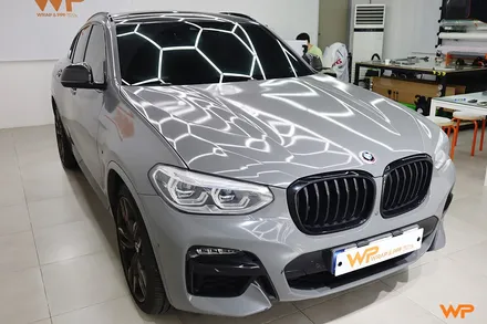 강동구랩핑 BMW X4 M40I 랩핑 제거 후 타이니봇 전체랩핑 / 광진구 중곡동