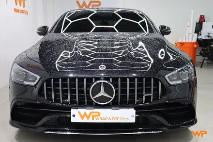 gt43 amg 크롬죽이기 엠블럼 블랙 교체 크롬딜리트 필수 / 광진구 중곡동