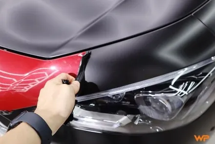 성수동 벤츠  GT43 AMG 랩핑 재시공 사고수리 보험처리 / 광진구 중곡동
