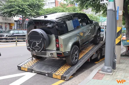 랜드로버 디펜더 110 컬러 블랙PPF+블랙팩 올 블랙 패키지 / 광진구 중곡동