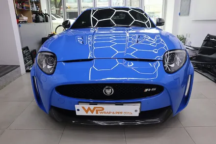 재규어 XKR-S 카본 부분랩핑 및 헤드라이트 PPF / 광진구 중곡동