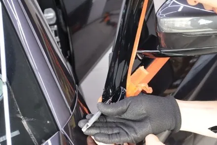 BMW G30 520I 윈도우몰딩 크롬죽이기 부분랩핑 / 광진구 중곡동