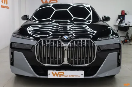 BMW 7시리즈 투톤랩핑, 고광택 코치라인 디테일 시공후기 / 광진구 중곡동