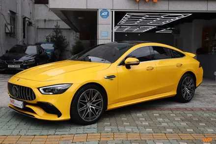 벤츠 GT43 전체랩핑 AMG 감성 살린 옐로우 컬러변신 / 광진구 중곡동